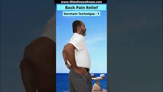 Backpain Relief through Varmam Technique  #shorts 