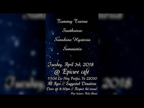 Tommy Traina, Southview, Sunshine Hysteria @ Epicure cafe