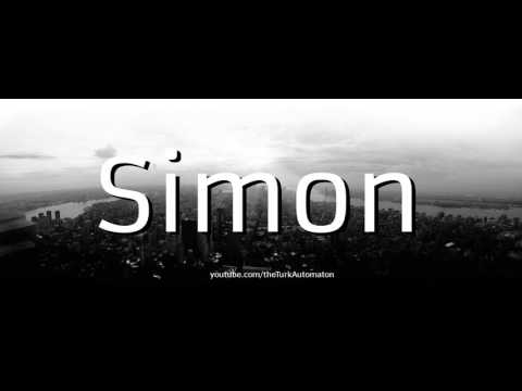 How to Pronounce Simon in German