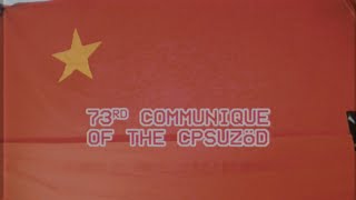73rd Communique of the CPSUZOeD