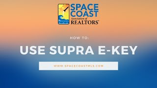 How to open a Supra bluetooth lockbox using the Supra e-Key