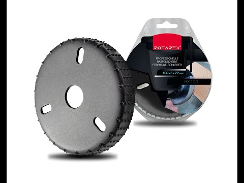 ROTAREX® BLACK MAMBA RX/90 and RX/120 woodworking disc
