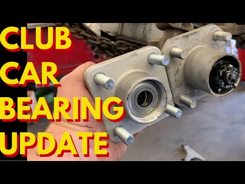 CLUB CAR DS FRONT WHEEL BEARING FIX / NEW UPDATED PART NUMBERS