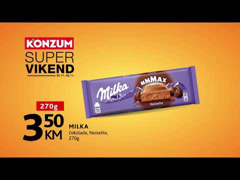 Super vikend akcija u Konzumu! 20.11. - 22.11.