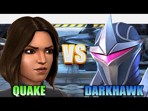 Practicing My Quake N Shake Against Act 6.4.3 Darkhawk - Solo(Almost) - Marvel Contest Of Champions