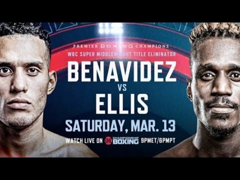 David Benavidez vs Ronald Ellis full fight commentary (no video)