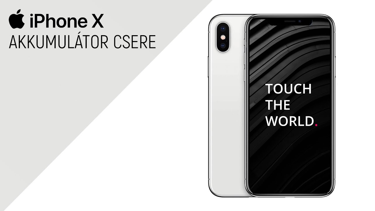 Apple iPhone X akkumulátor csere