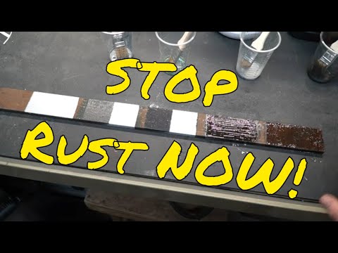 Stopping Rust with Ospho, Corroseal, Eastwood Encapsulator Platinum, NHOU and Fluid Film! PART 1
