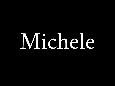 How to Pronounce Michele (Italian Name)