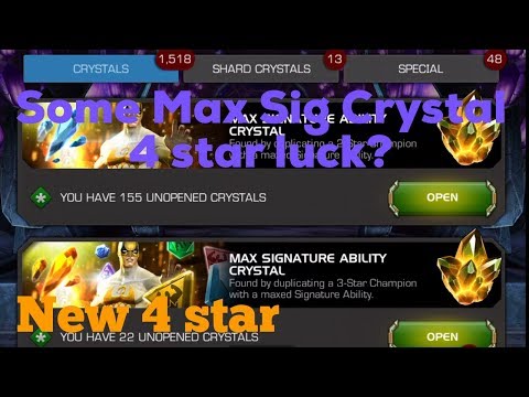 50x Premiums & 177x Max sig Crystal Opening | Marvel Contest Of Champions