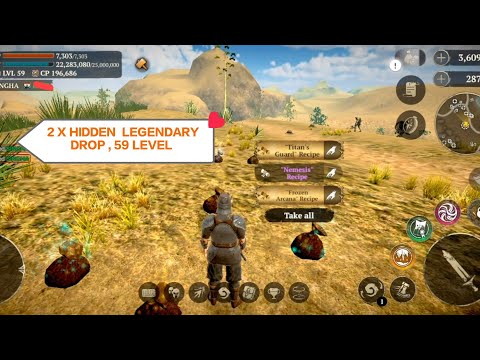 Evil lands 2x Legendary drop. how to drop legendary . 59 level legendary drop map 5