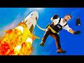 Invisible Man Attaching Rockets To Cops In GTA 5 RP