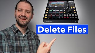 MPC One - How To Delete Projects and Files