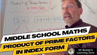Product of Prime Factors in Index Form—Explained Step-by-Step | Middle School Maths