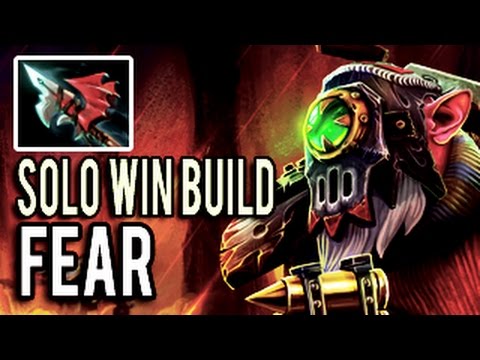 How to Solo Win Sniper by Fear 7.05 Damage Meta Dota 2