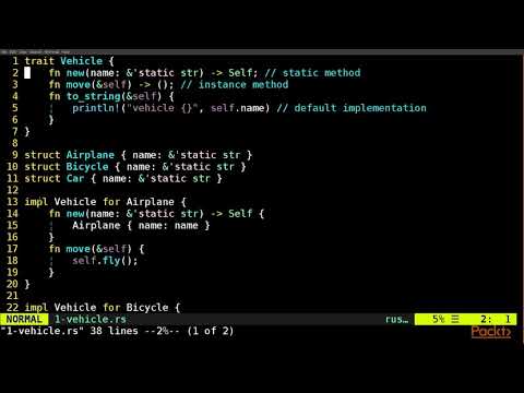Building Reusable Code with Rust Exploring Traits | packtpub com