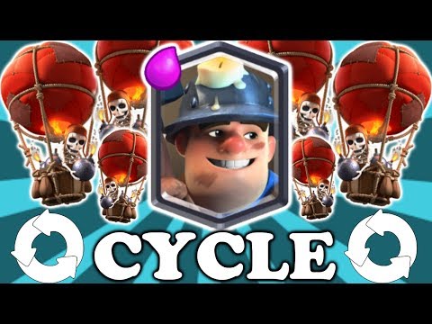 3.0 MINER BALLOON CYCLE DECK - BALLOON PARADE - Clash Royale