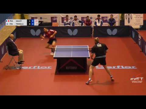 Simon Gauzy vs Otto Tennilä, France - Finlande