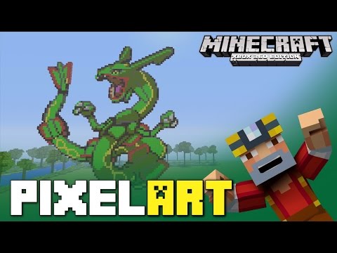 Minecraft Xbox 360: Pixel Art Time Lapse! (Pokemon)