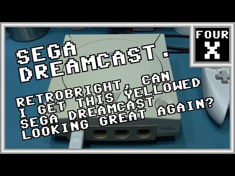 SEGA Dreamcast - RetroBright - Can I get this yellowed SEGA Dreamcast looking GREAT again?