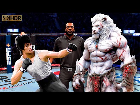 TRUE Bruce Lee vs. Lion God | EA Sports UFC 5