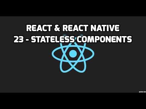 Formation React React Native 23 Stateless Functional Components
