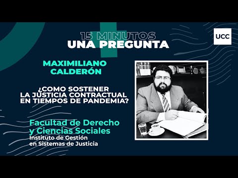 Derecho y COVID-19. Maximiliano Calderón