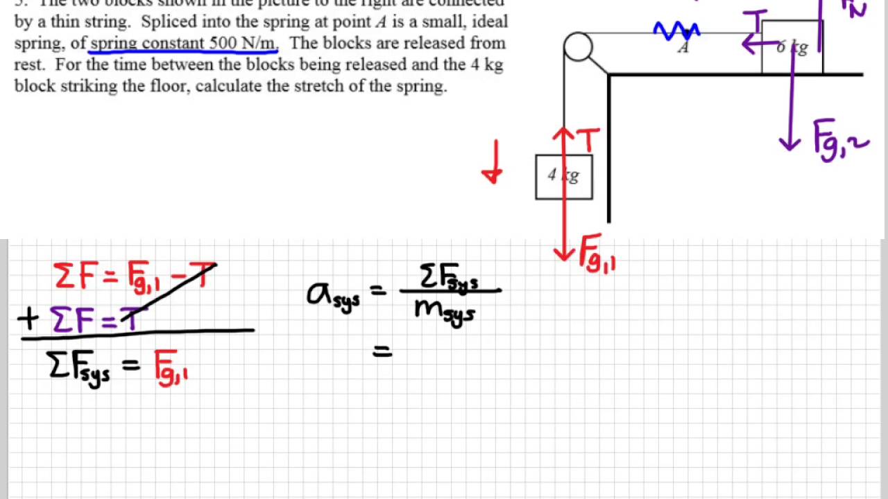 Hooke's Law Question 5