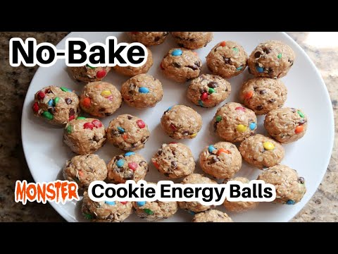 NO BAKE MONSTER COOKIE PROTEIN BALLS