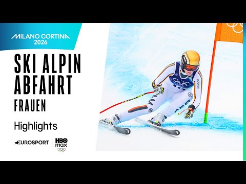 Sturz-Drama & knappe Gold-Entscheidung | Highlights deutsch | Olympia | Ski Alpin Abfahrt | Frauen