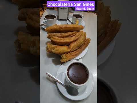 Chocolatería San Ginés - Madrid Espanha Novembro de 2023 #travel #vacation