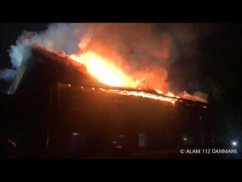 04.10.2019 - Voldsom brand i lejlighed