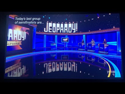 Jeopardy, intro & 1st Daily Double - Tournament Of Champions 2026 Semifinals Day 3 (1/29/26)