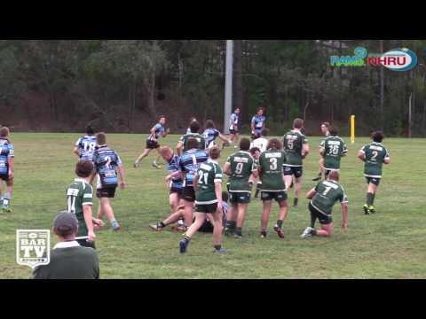 2017 NHRU Round 8 Colts Highlights - Nelson Bay Gropers v Merewether Carlton