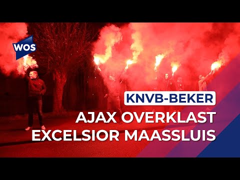 Ajax overklast Excelsior Maassluis in KNVB-beker