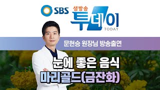 [강남밝은미소안과] 눈에 좋은 음식, 마리골드 (문현승원장님 SBS 생방송투데이 방송출연)