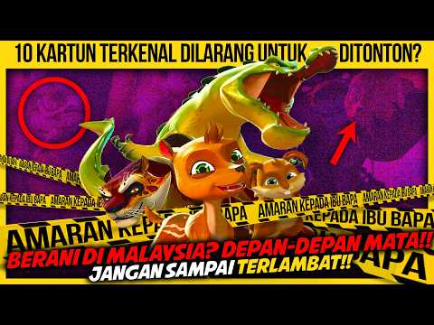 10 KARTUN TERKENAL KORANG DILARANG UNTUK DITONTON? PART 3