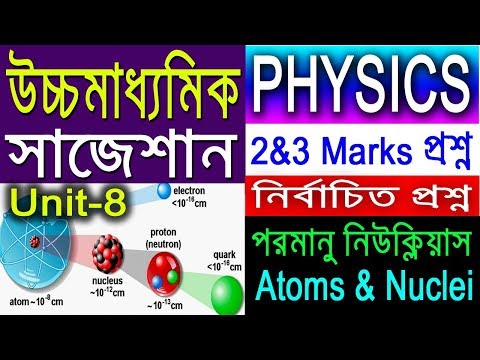 Physics suggestion-2020(HS)WBCHSE | পরমানু নিউক্লিয়াস | অষ্টম অধ্যায় | 2&3 Marks Video