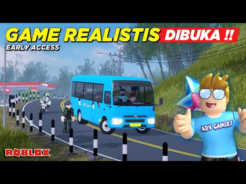 GAME REALISTIS ADV GAMERS DIBUKA !! KELILING NAIK BUS ADV MIRIP CDID - Roblox Indonesia