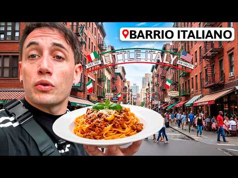 ITALIANO VISITA AL FALSO BARRIO ITALIANO DE NUEVA YORK