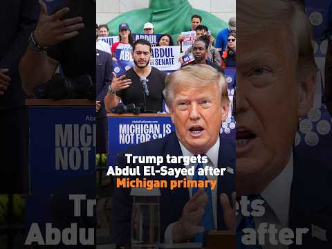 Trump targets El-Sayed after Michigan primary
