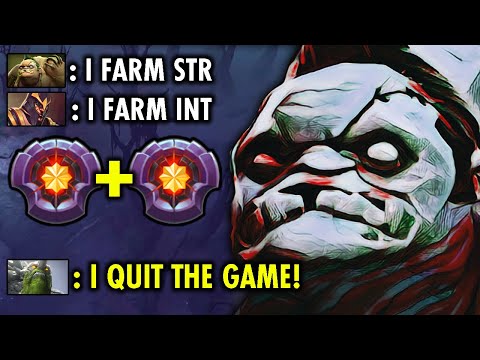 INSANE 2 MASTER TIER at the same Team  - He Farm INT! I Farm STR   | Genius Pudge