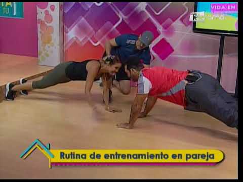 Rutina de entrenamiento en pareja