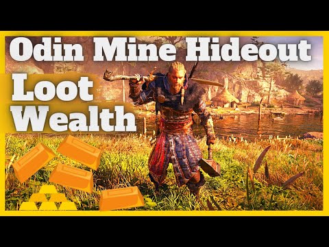 AC Valhalla Find Wealth Odin Mine Hideout, Snotingham, Odin Minde Hideout Treasure, Wealth Odin Mine