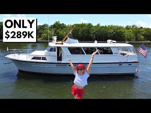 BUILT LIKE A TANK 🤯 $289K 1973 Matthews 56 Vintage American Motor Yacht Tour