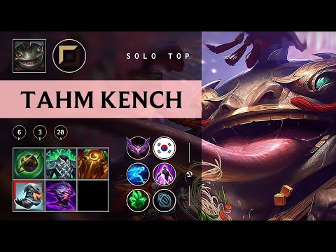 Tahm Kench Top vs Vladimir - KR Master Patch 25.22
