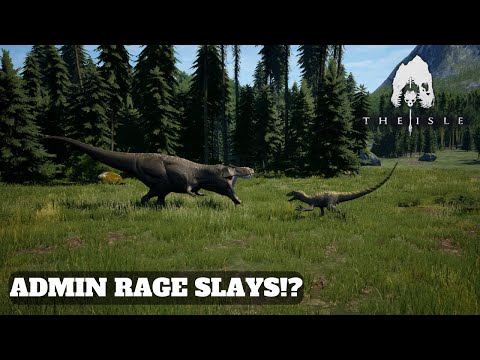 SOLO Utah makes Admin Rex RAGE SLAY THEMSELVES! - The Isle Legacy - (River Den Server)