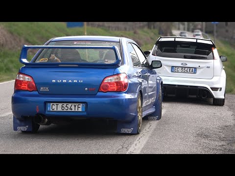 WRC Team Tour Colli Euganei 2022 - Subaru Impreza, Lancia Delta, Escort Cosworth, Lancer Evo