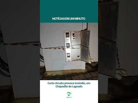Curto circuito provoca incêndio, em Chapadão do Lageado (04/08/25)