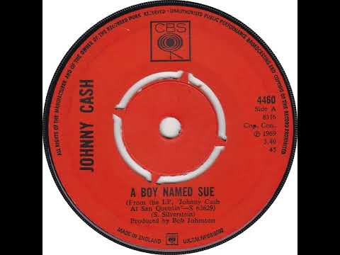 UK New Entry 1969 (173) Johnny Cash - A Boy Named Sue